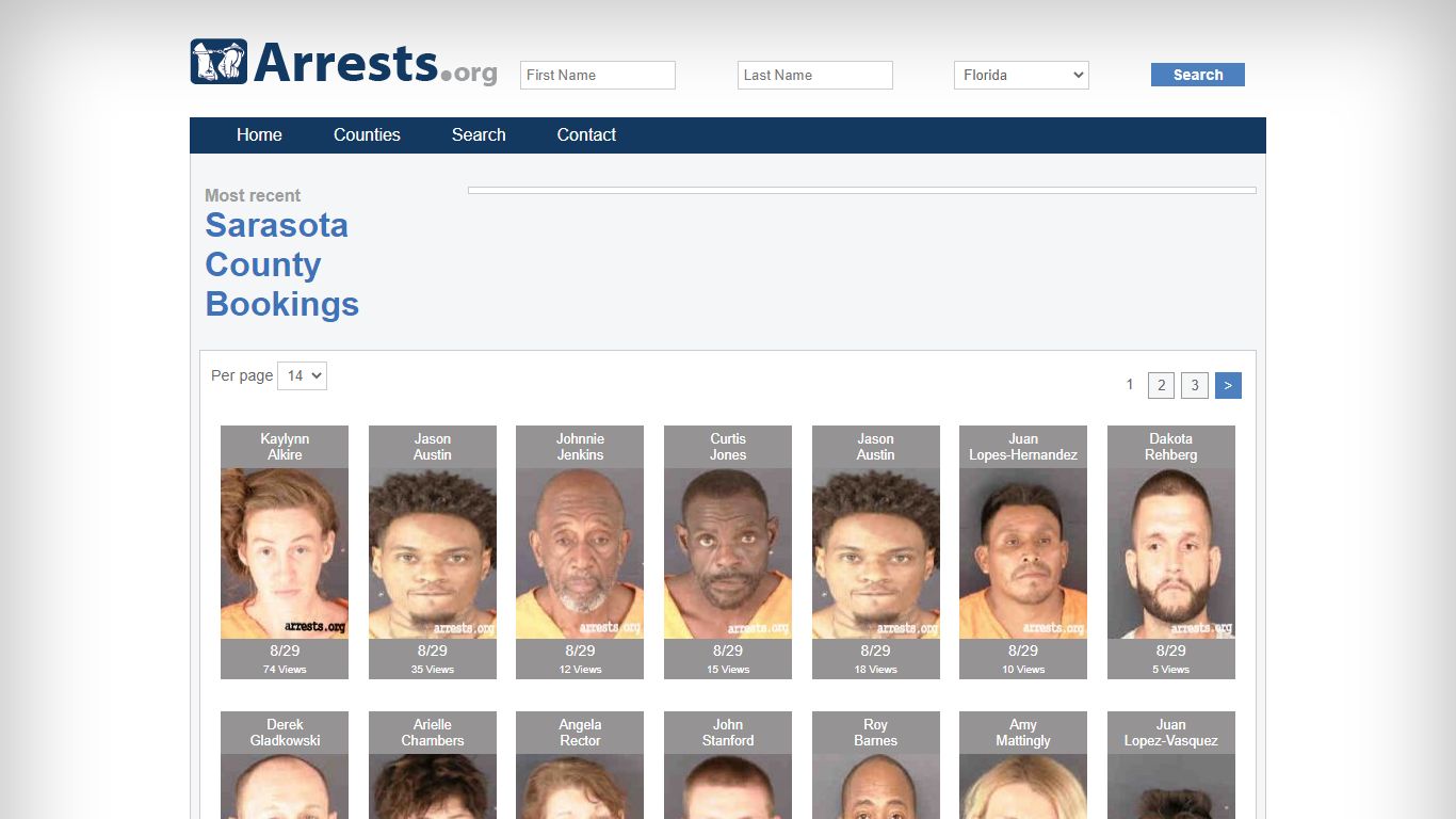 Sarasota County Arrests and Inmate Search